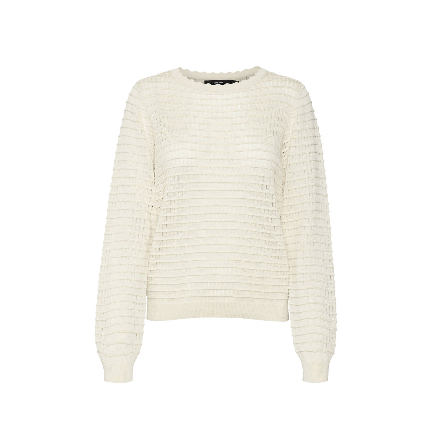 Vero Moda Stijlvolle O-Hals Pullover voor Dames Beige Dames