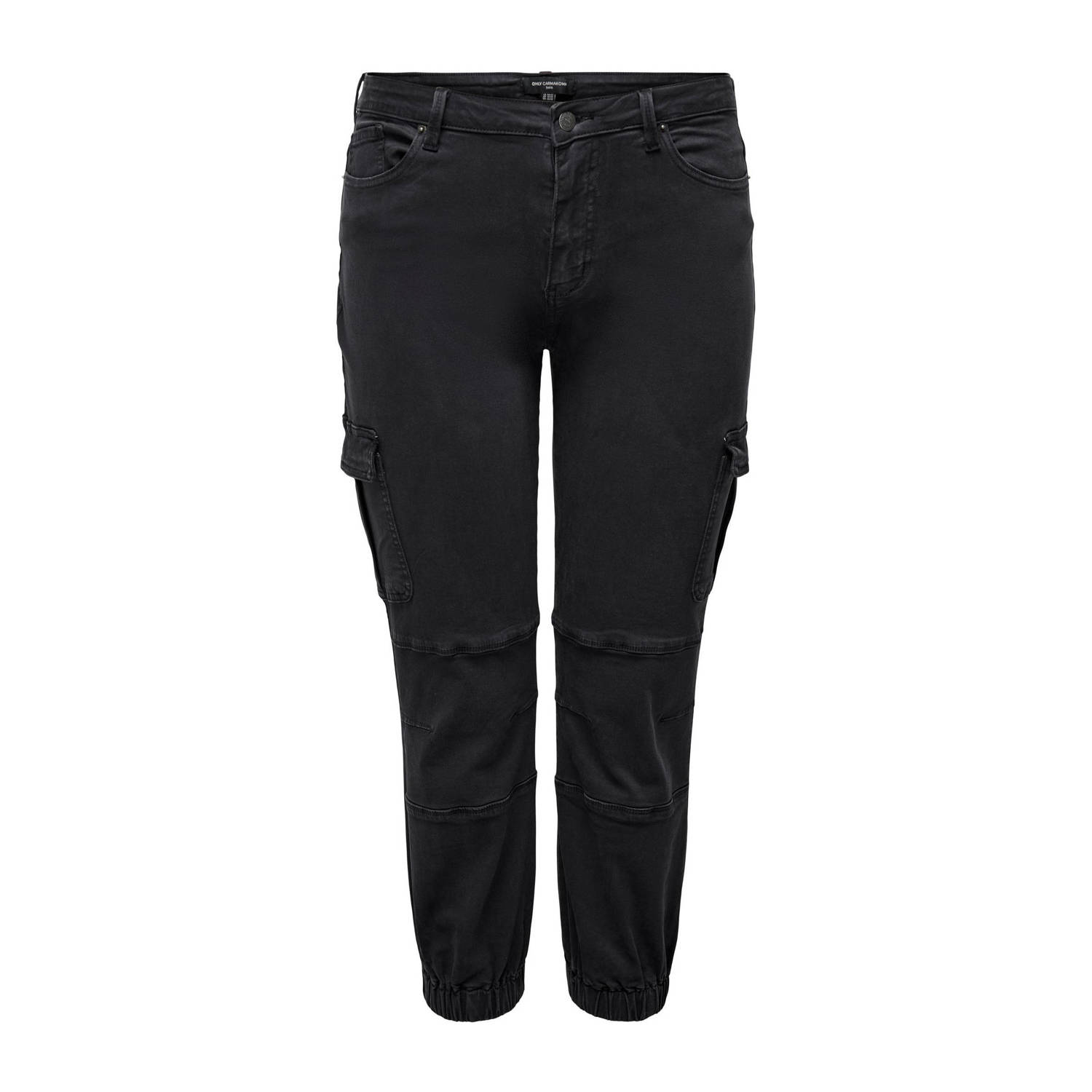 ONLY CARMAKOMA cargo jeans CARMISSOURI black denim