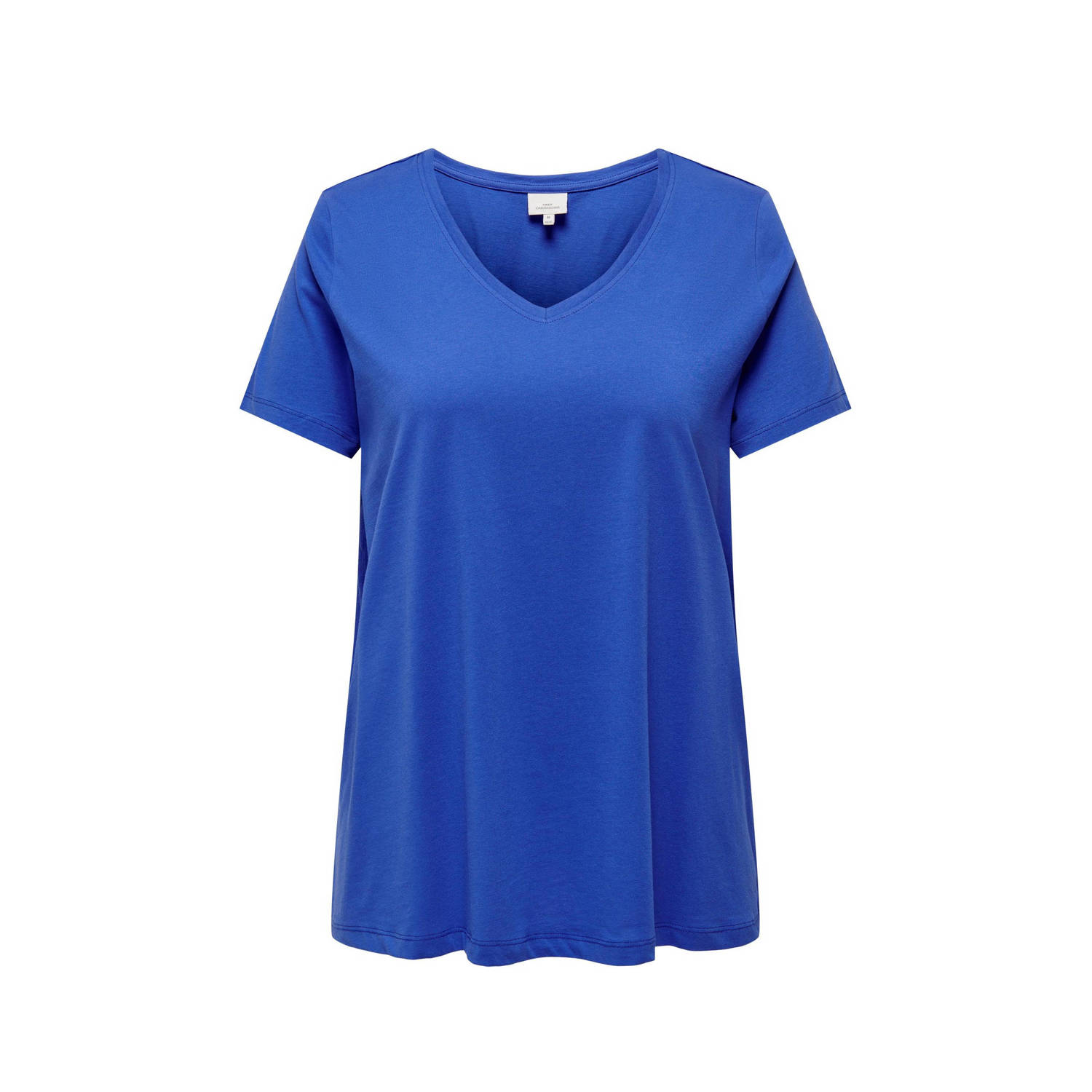 ONLY CARMAKOMA Shirt met V-hals CARBONNIE LIFE S S V-NECK A-SHAPE TEE