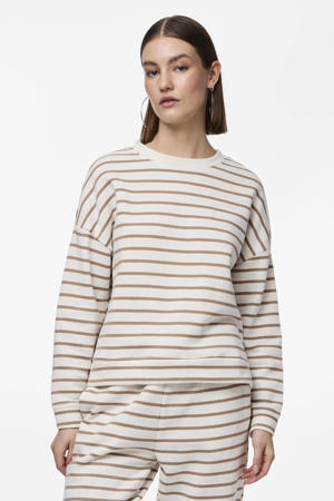 sweater PCCHILLI wit/beige