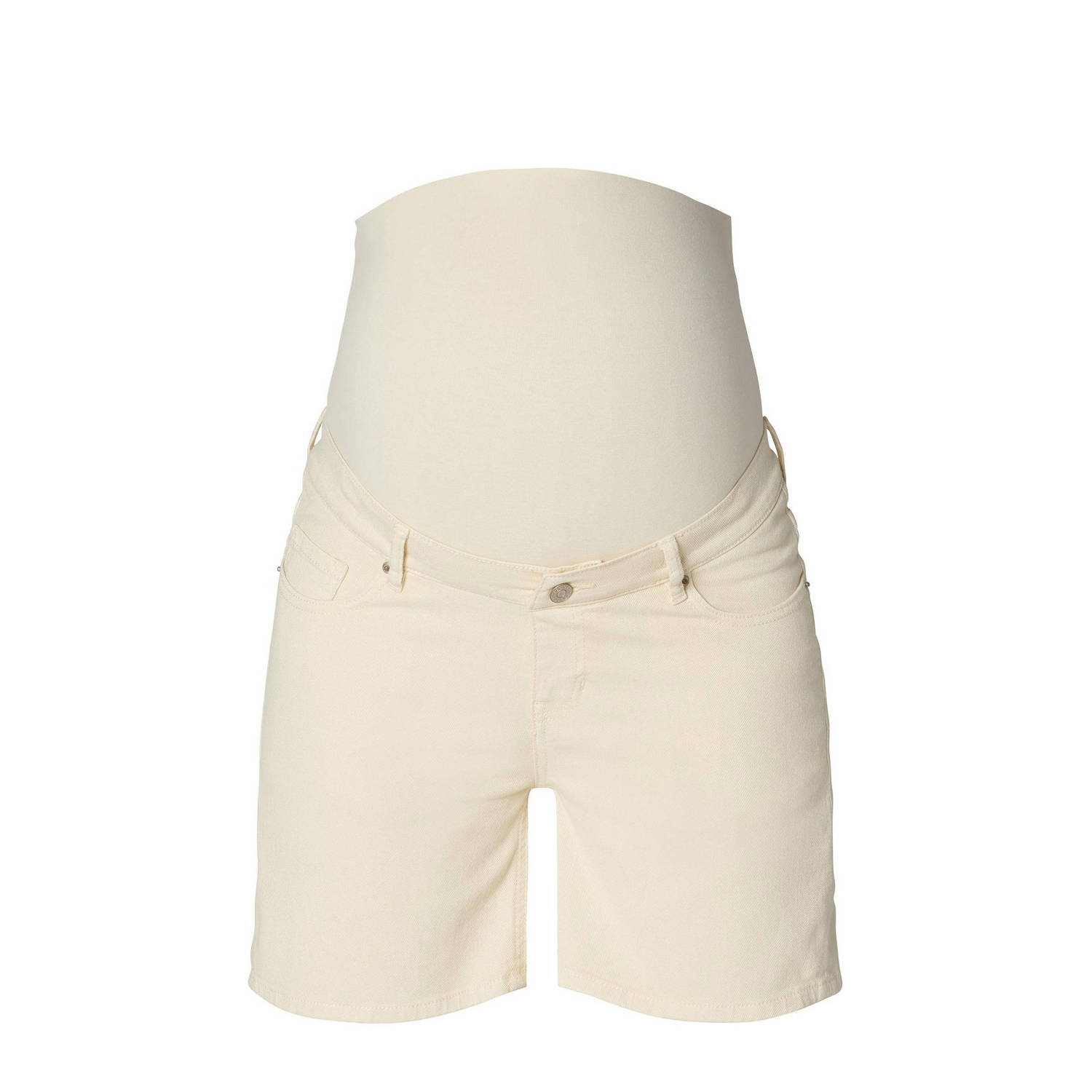 Noppies maternity zwangerschapsshort ecru