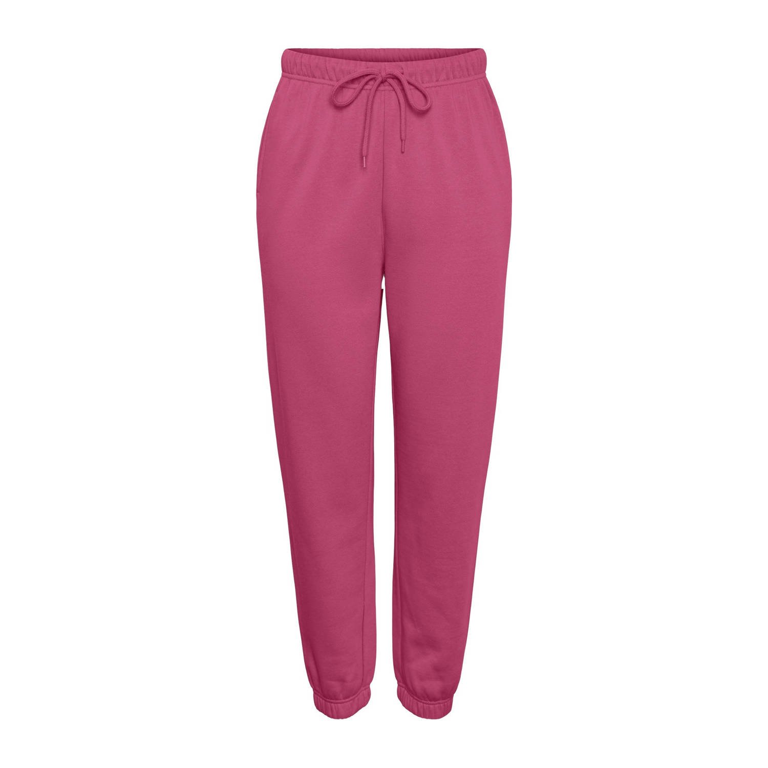 PIECES high waist regular fit sweatpants PCCHILLI fuchsia