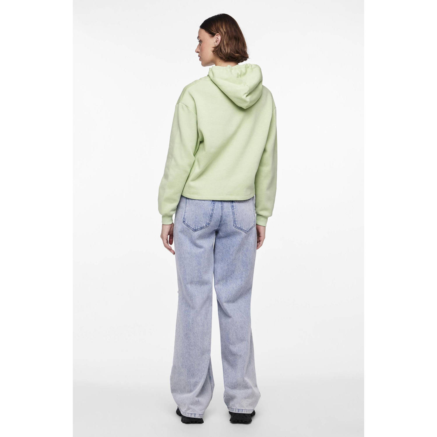 PIECES hoodie PCCHILLI lichtgroen