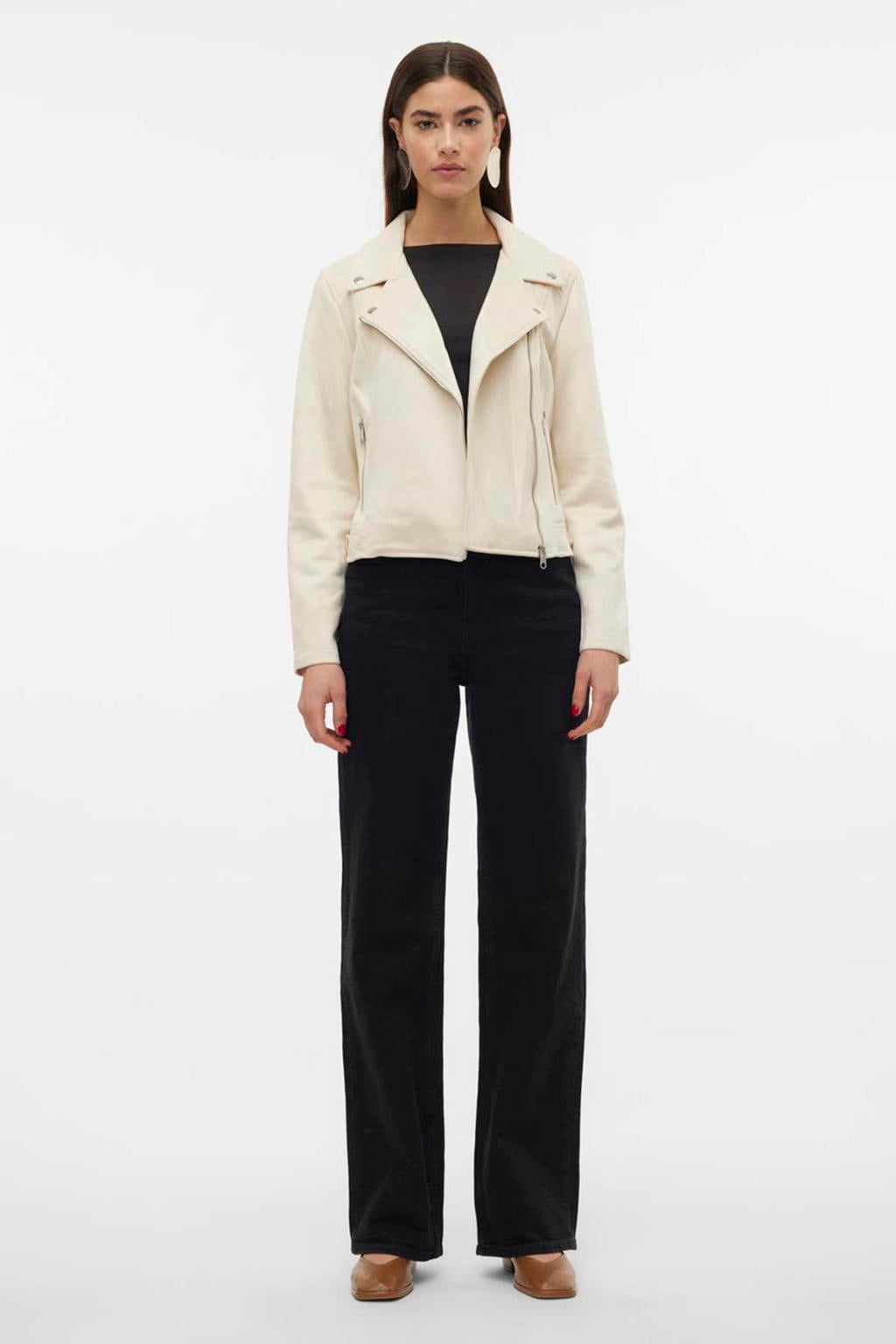 VERO MODA VMJOSE bikerjack ecru