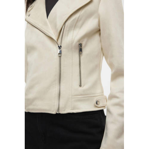 VERO MODA VMJOSE bikerjack ecru afbeelding