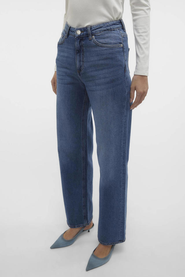 Vmtessa Hr Wide Jeans Ra393 Ga - Blue Denim – OOTD Fashion Store