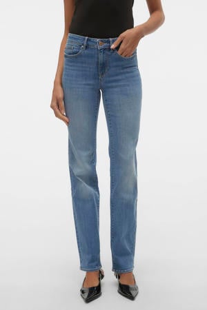 Vero Moda Vmtessa Hr Straight Jeans Color Ga Noos, wit (bright white), 28W x 32L Vero Moda Vmtessa Hr Straight Jeans Color Ga Noos, wit (bright white), 28W x 32L