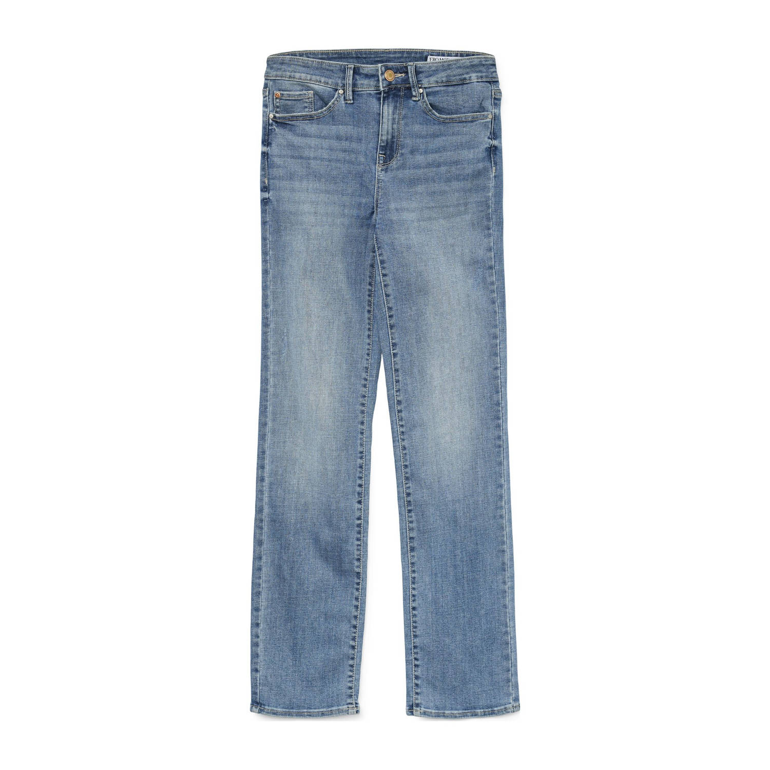 VERO MODA straight jeans VMFLASH medium blue denim