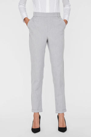 regular fit pantalon VMMAYA lichtgrijs