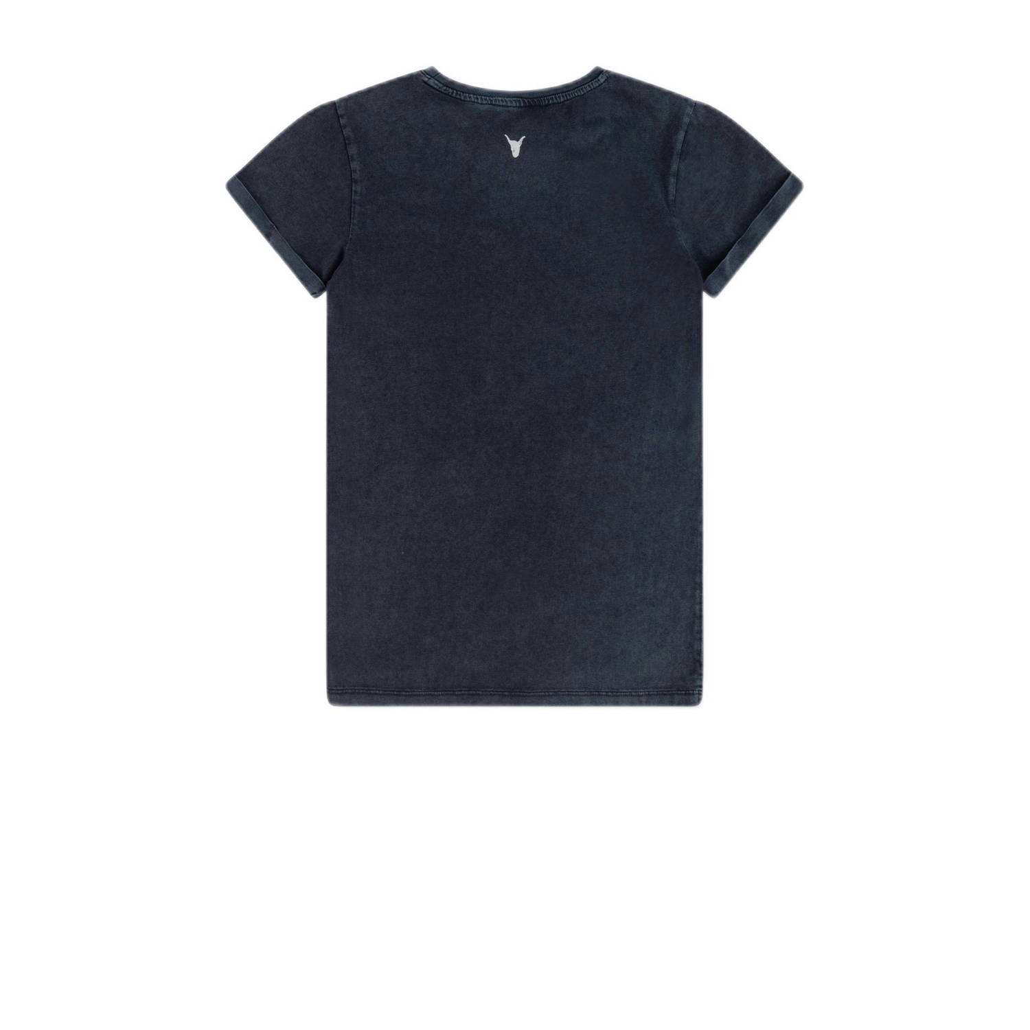 Alix the Label Alix Mini T-shirtjurk met printopdruk zwart