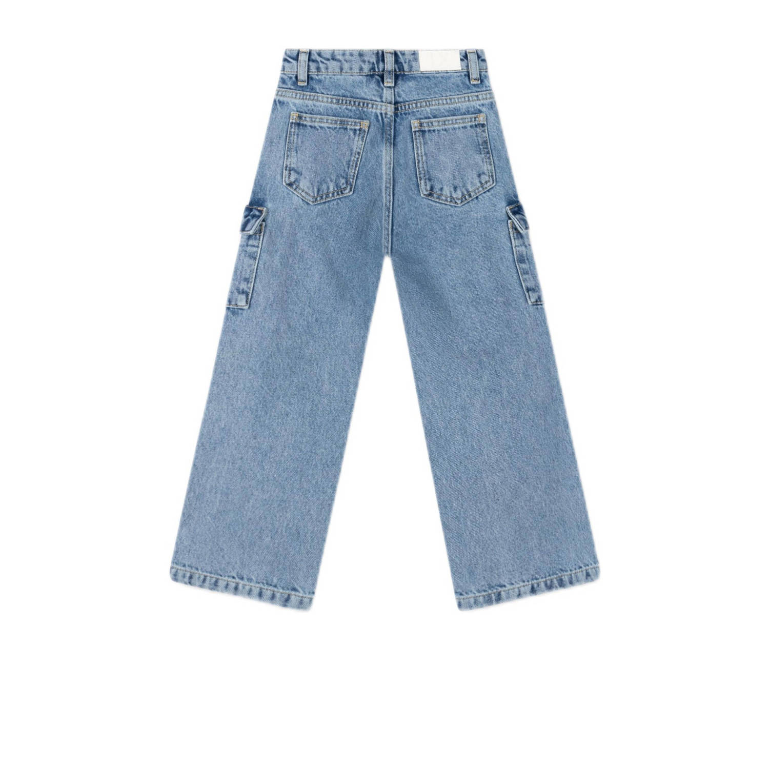 Alix the Label Alix Mini straight fit jeans denim blue