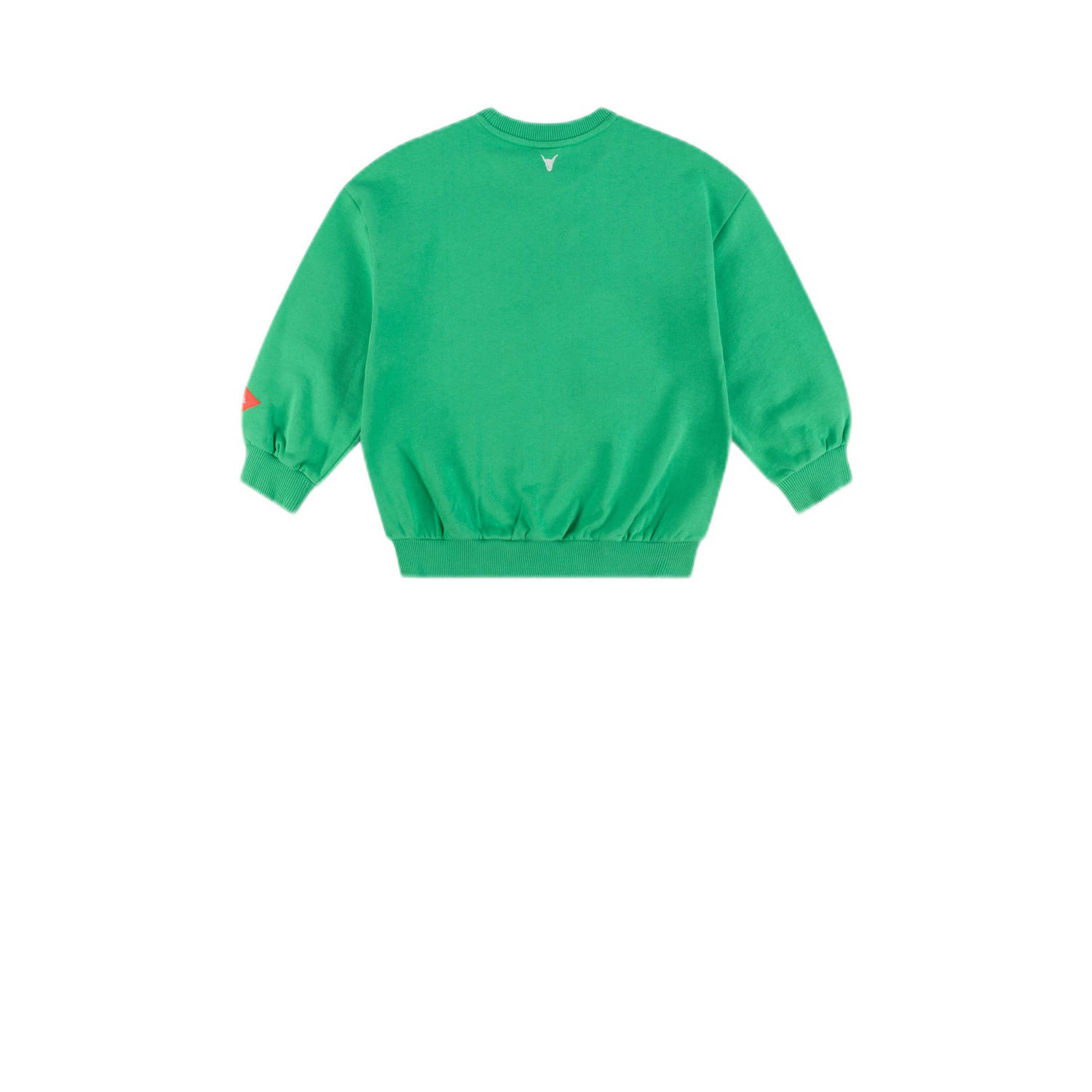 Alix the Label Alix Mini sweater met tekst kikkergroen