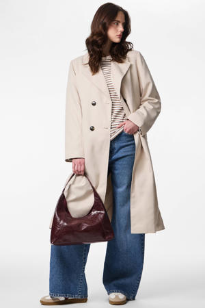 trenchcoat jas met ceintuur beige