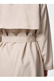 thumbnail: PIECES trenchcoat jas met ceintuur beige