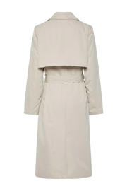 thumbnail: PIECES trenchcoat jas met ceintuur beige
