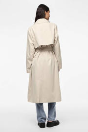 thumbnail: PIECES trenchcoat jas met ceintuur beige