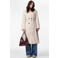 PIECES trenchcoat jas met ceintuur beige