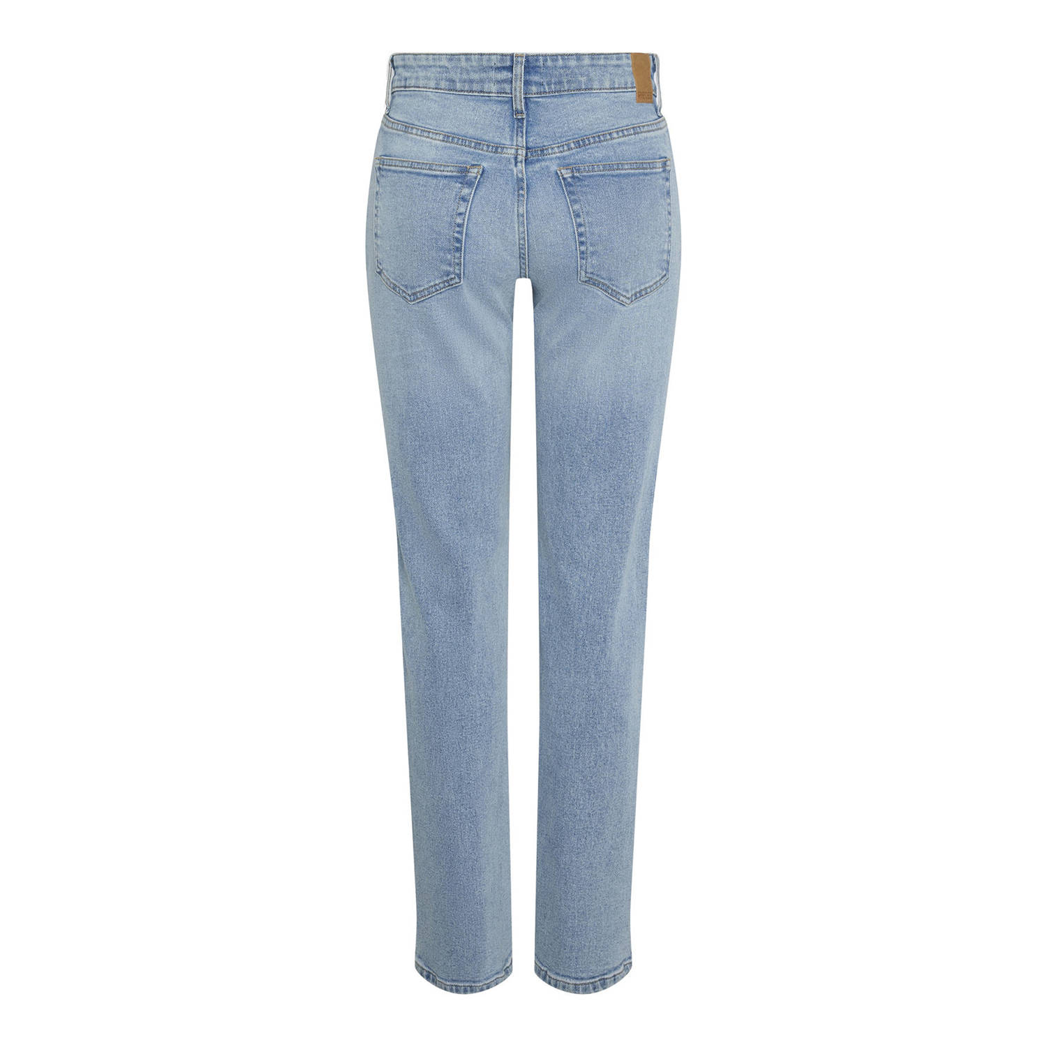 PIECES straight jeans PCKELLY light blue denim