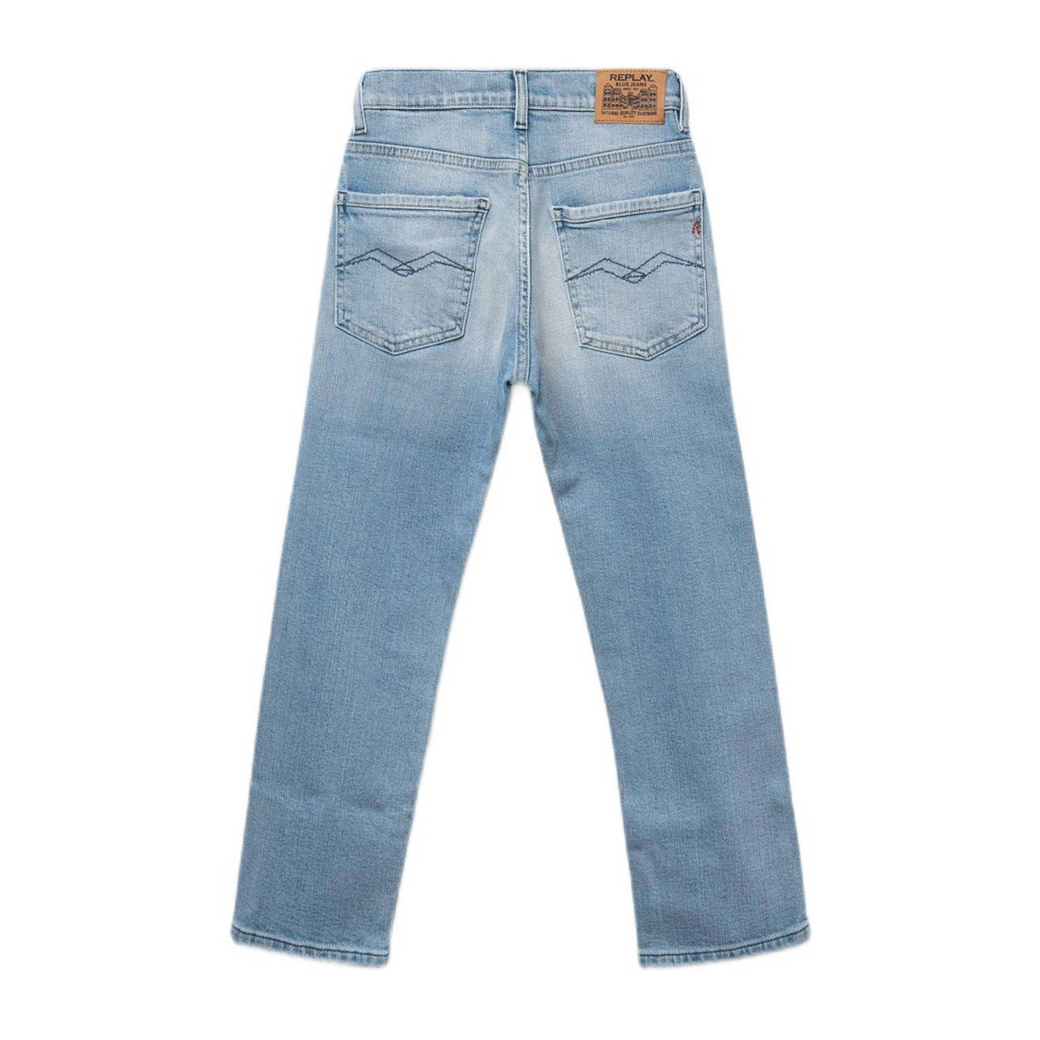 REPLAY slim fit jeans light blue denim