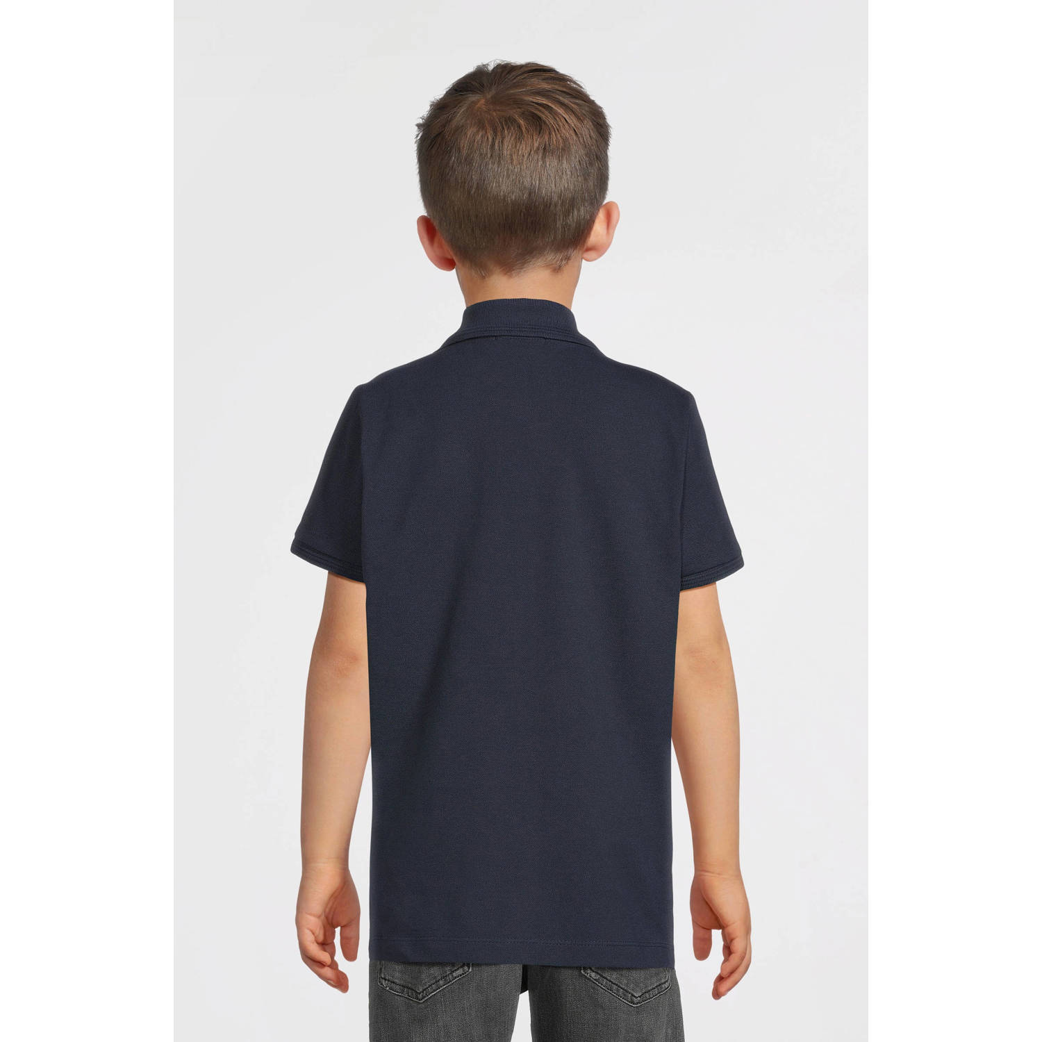 REPLAY polo donkerblauw