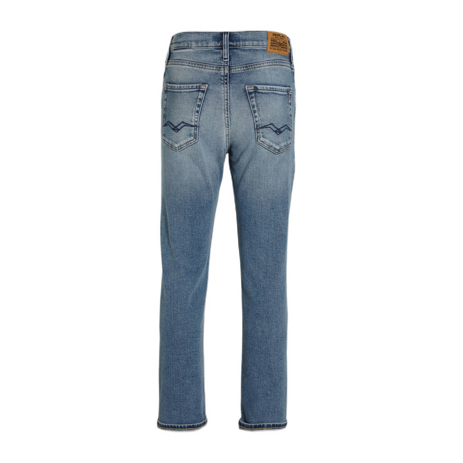 REPLAY slim fit jeans light blue denim