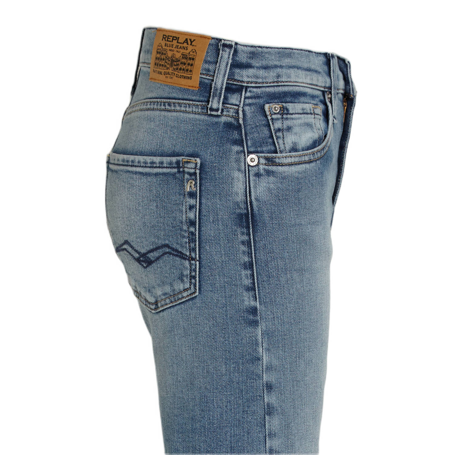 REPLAY slim fit jeans light blue denim