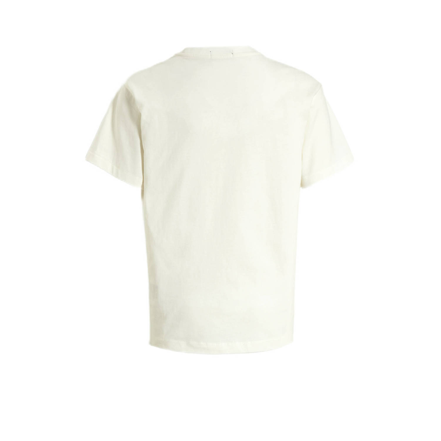 REPLAY T-shirt met printopdruk offwhite