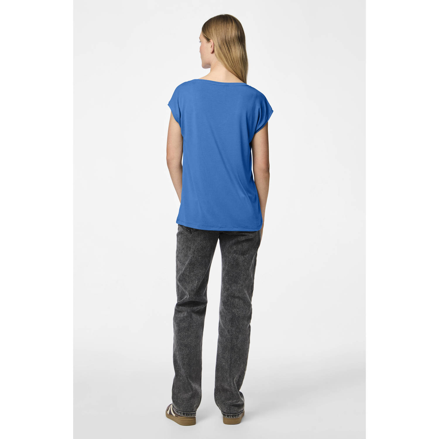 PIECES T-shirt bruin