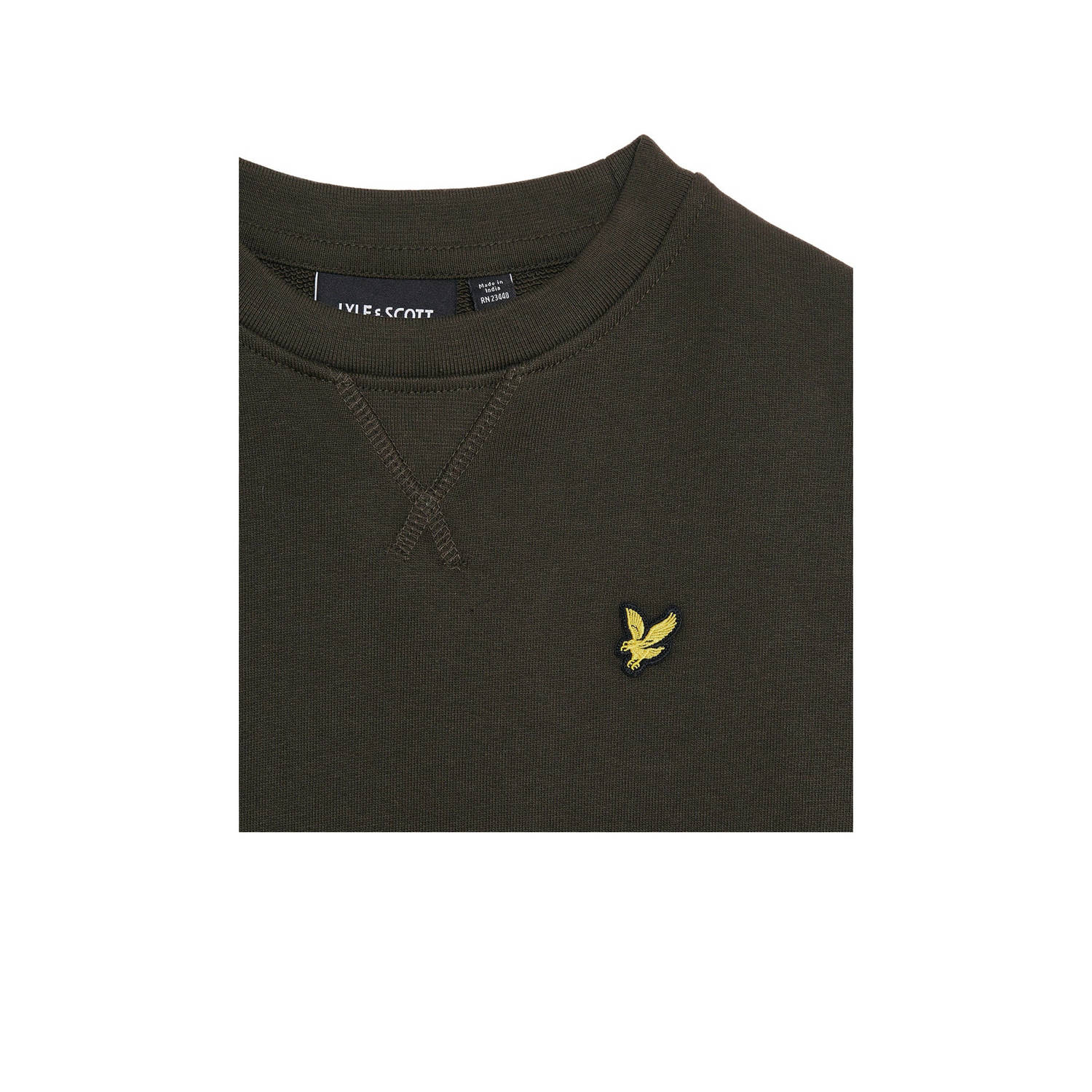 Lyle & Scott sweater olijfgroen