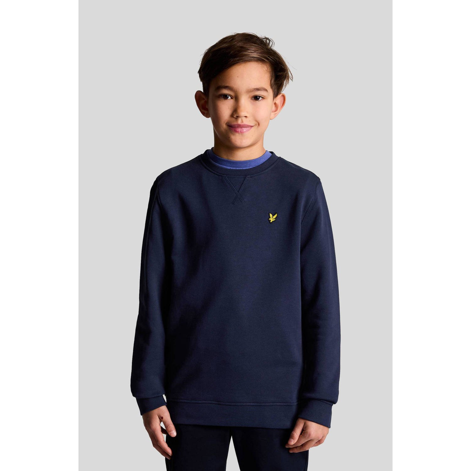 LYLE & SCOTT Truien & Vesten Crew Neck Sweatshirt Donkerblauw