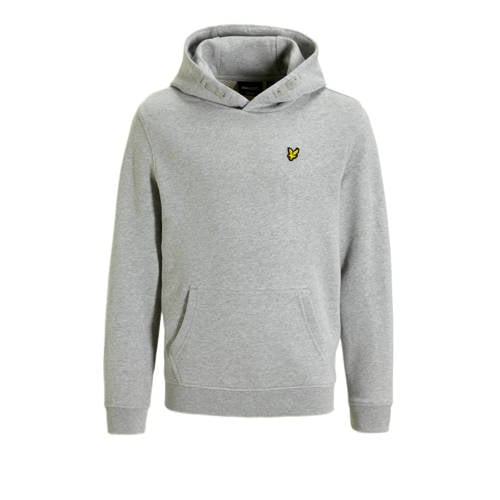 Lyle & Scott gemêleerde hoodie grijs afbeelding