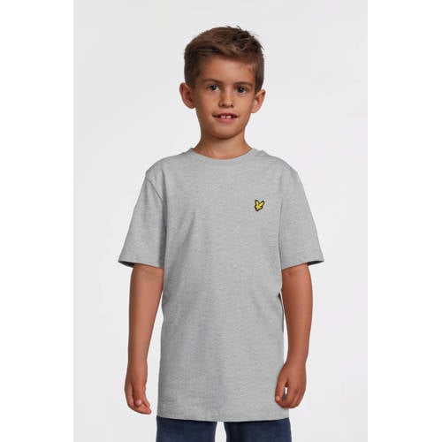 Lyle & Scott gemeleerd T-shirt grijs afbeelding