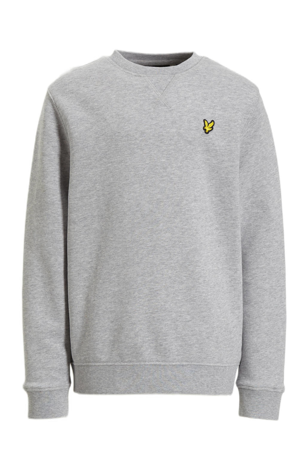 Lyle & Scott gemêleerde trui MLB2000V grijs