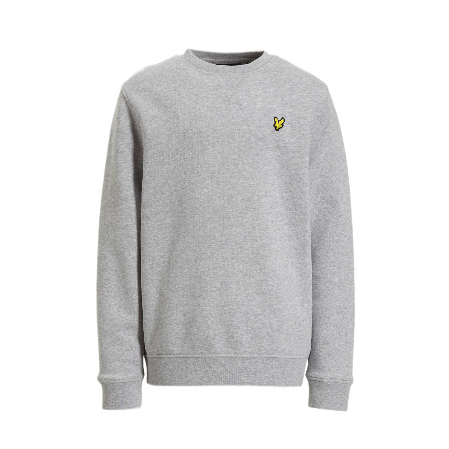 Lyle & Scott gemêleerde trui MLB2000V grijs Sweater Melée 164 170