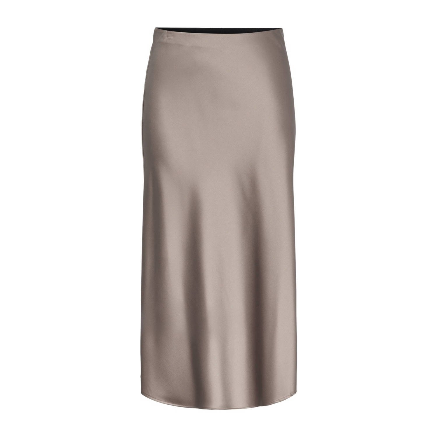 Y.A.S. Dames Rokken Yaspella Hw Midi Skirt S. Bruin