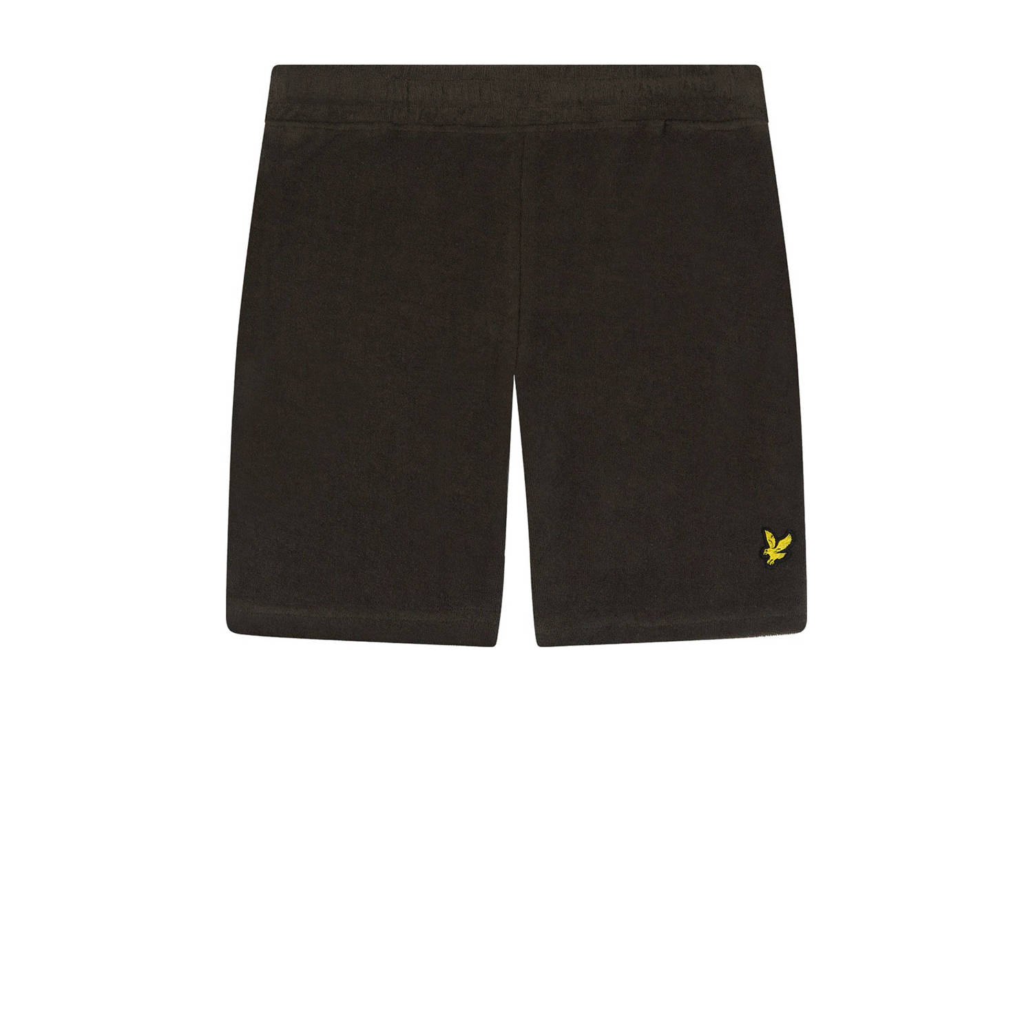 Lyle & Scott sweatshort MLB2012V w485 olive Groen Effen 170 176