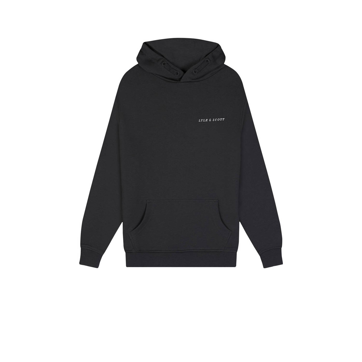 Lyle & Scott hoodie MLB2020V donkergrijs Sweater Jongens Katoen Capuchon 128 134
