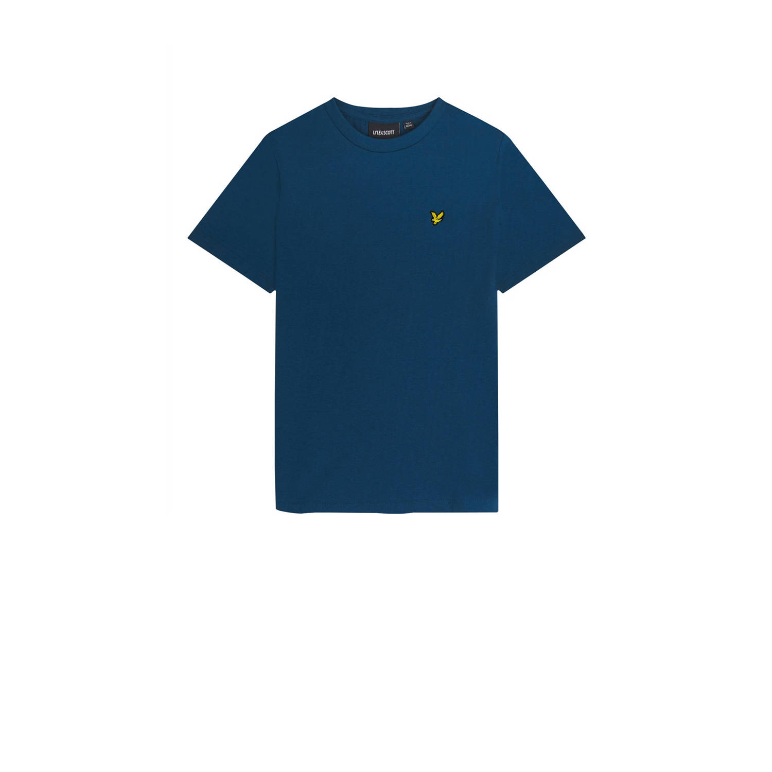 Lyle & Scott T-shirt TSB2000V blauw Jongens Katoen Ronde hals 98 104