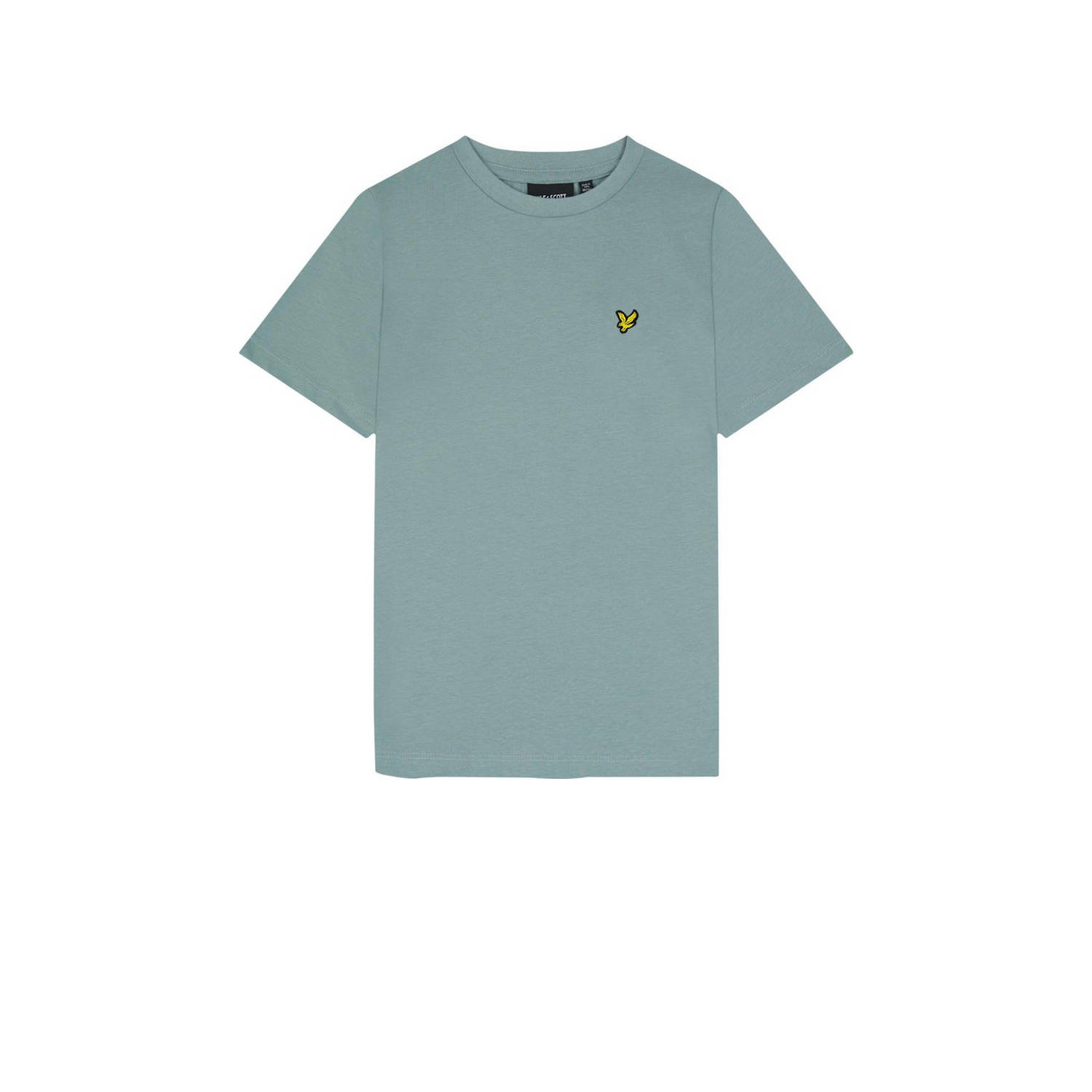 Lyle & Scott T-shirt TSB2000V grijsblauw Jongens Katoen Ronde hals Effen 128 134