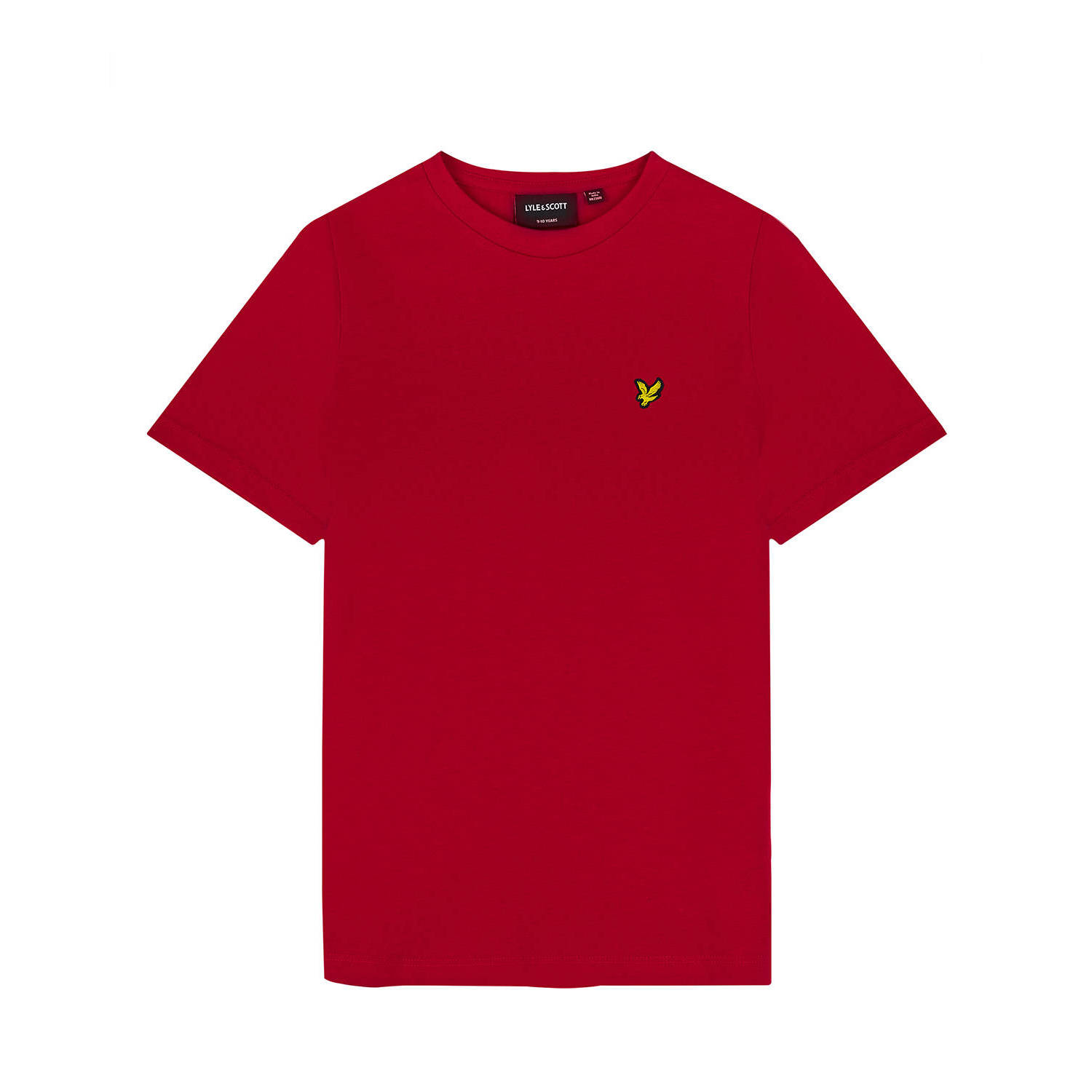 Lyle & Scott T-shirt TSB2000V rood Jongens Katoen Ronde hals Effen 140 146