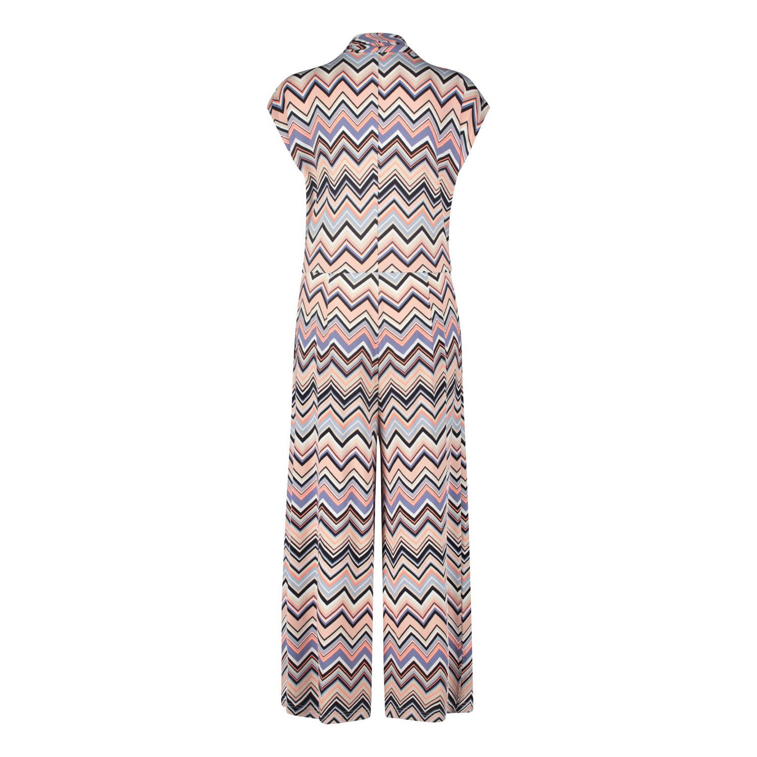 Betty Barclay jumpsuit met all over print roze donkerblauw