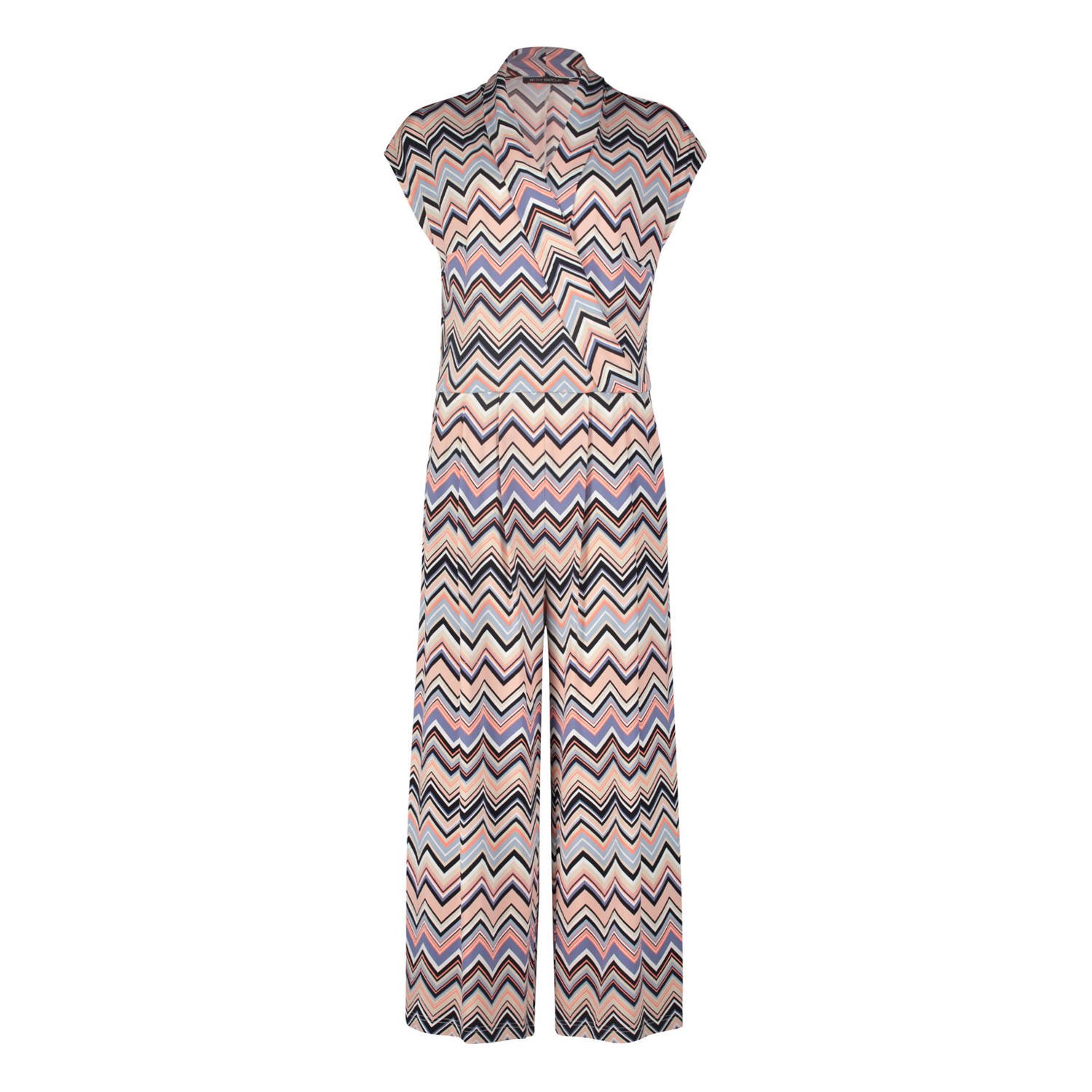 Betty Barclay jumpsuit met all over print roze donkerblauw