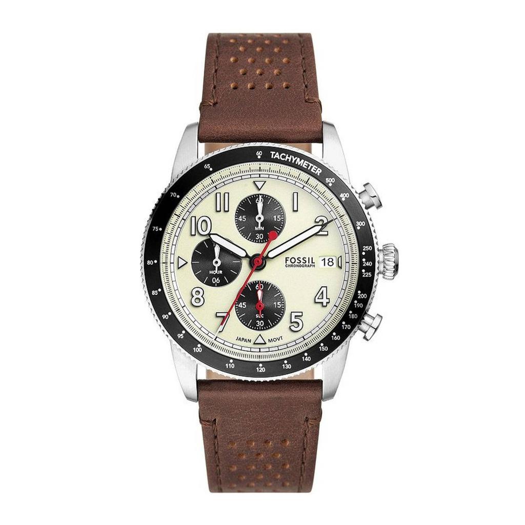Fossil horloge FS6042 Sport Tourer zilverkleurig