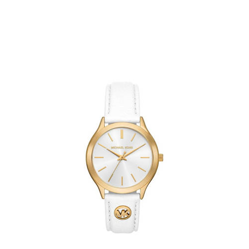 Michael Kors horloge MK7466 Slim Runway goudkleurig afbeelding