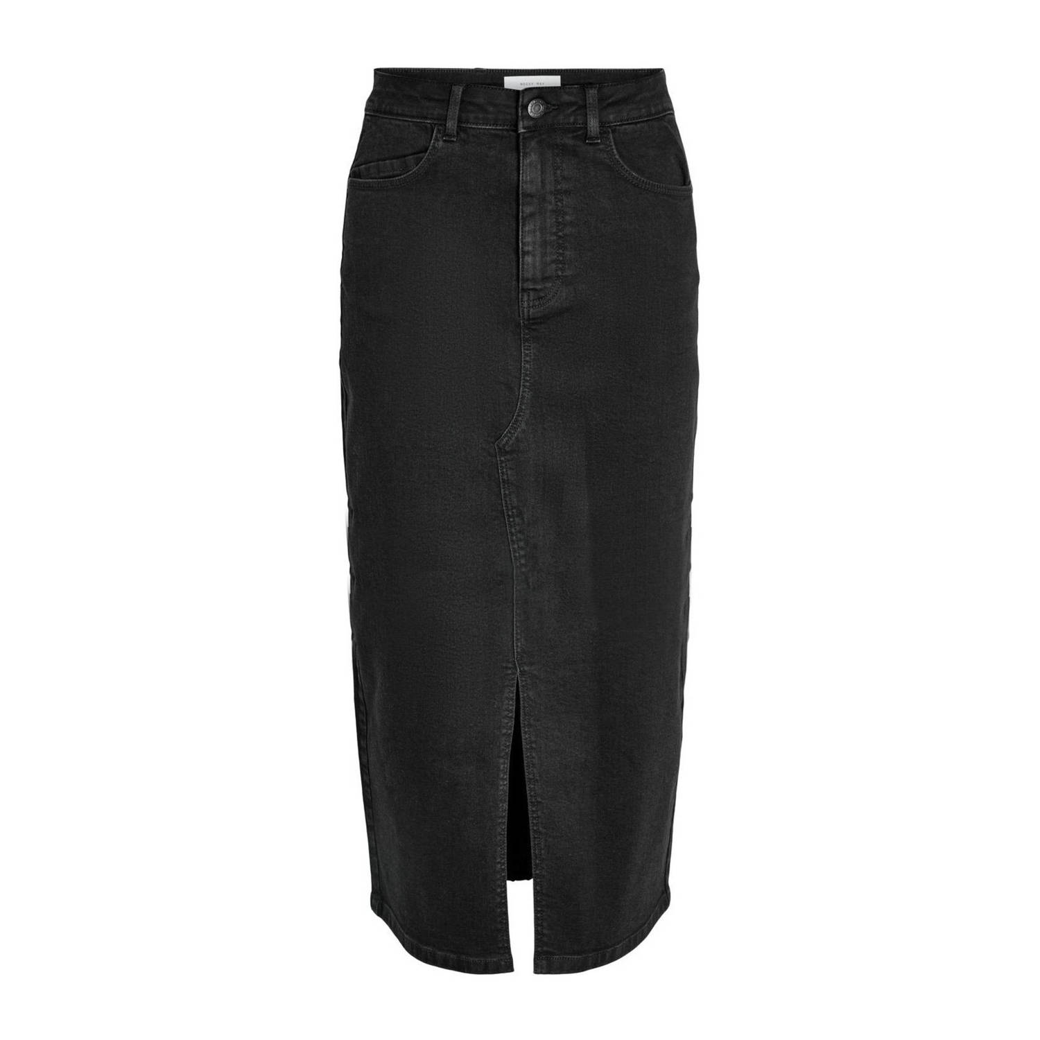 NOISY MAY Curve spijkerrok NMKATH black denim