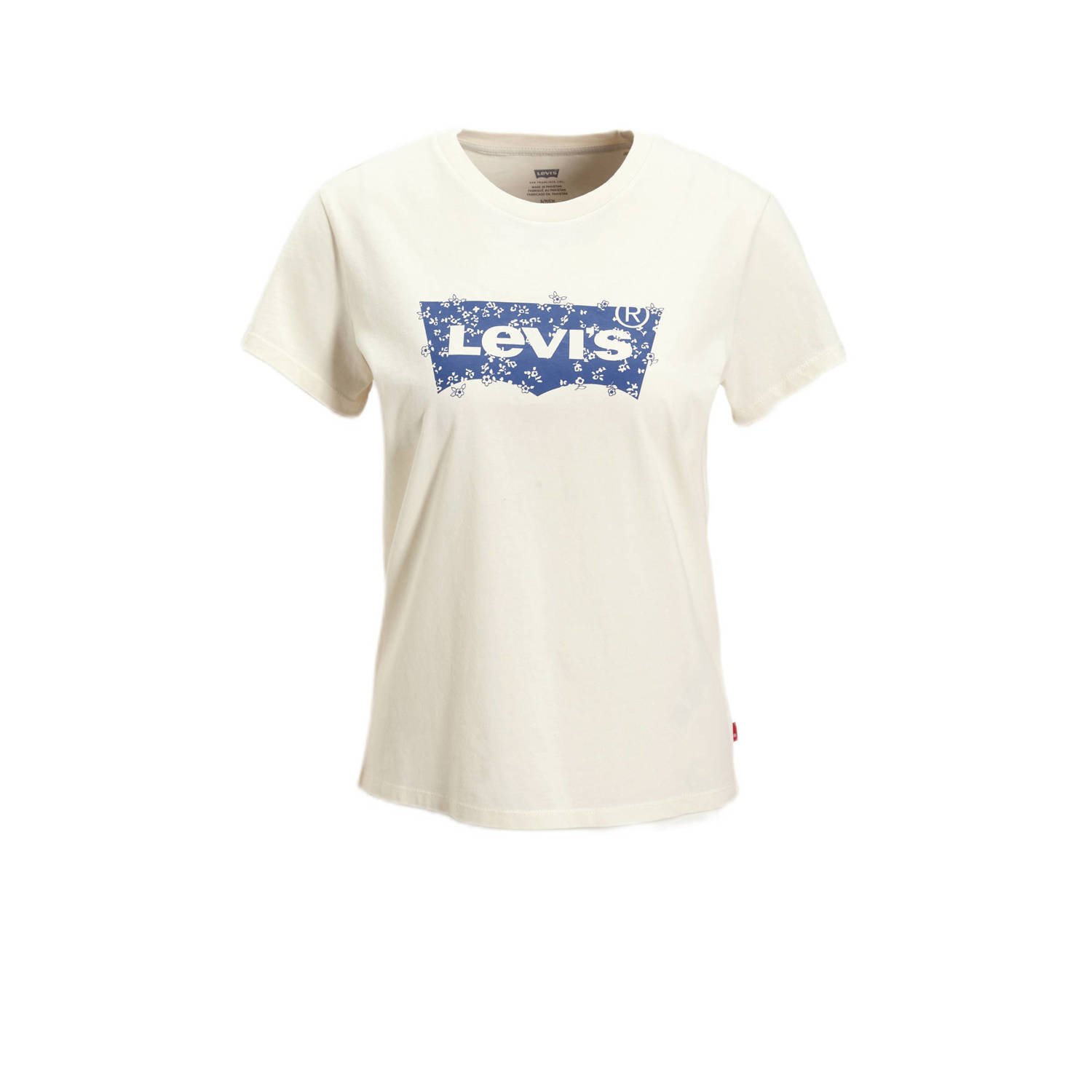 Levi's T-shirt met logo ecru