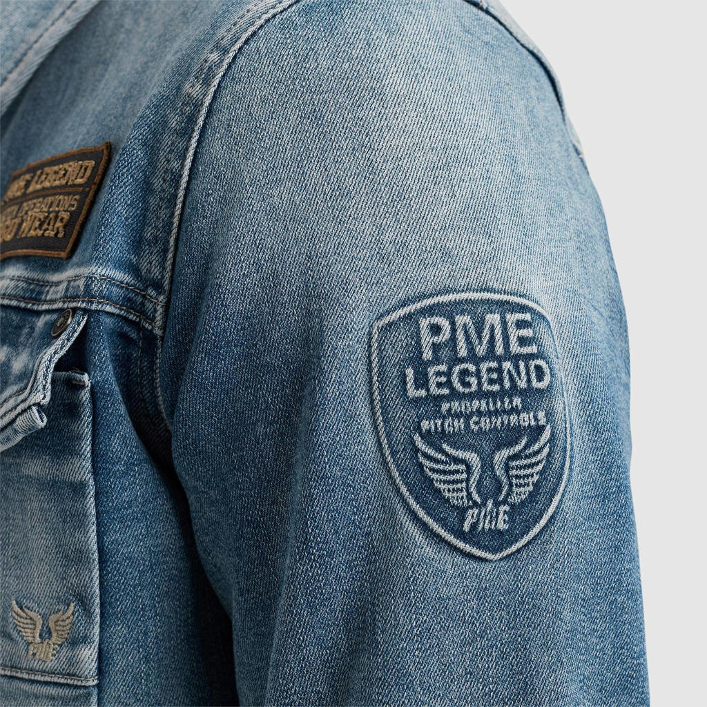 strepen voor de winter Sherpa Western Cowboy jas, slim fit