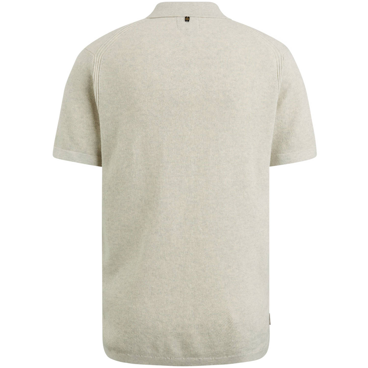 PME Legend slim fit polo met logo grijs