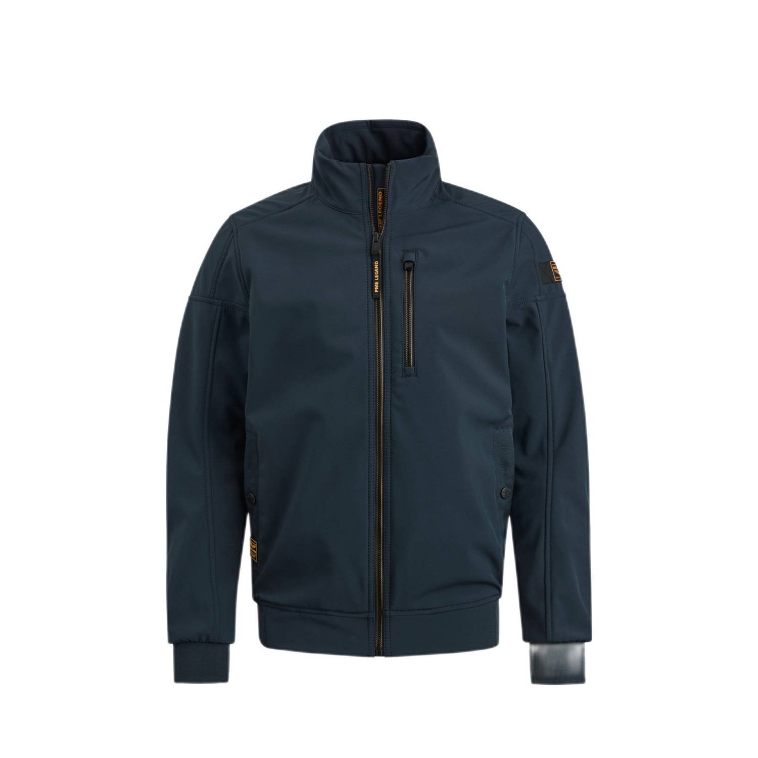 PME Legend softshell jas SKYGLIDER met logo donkerblauw