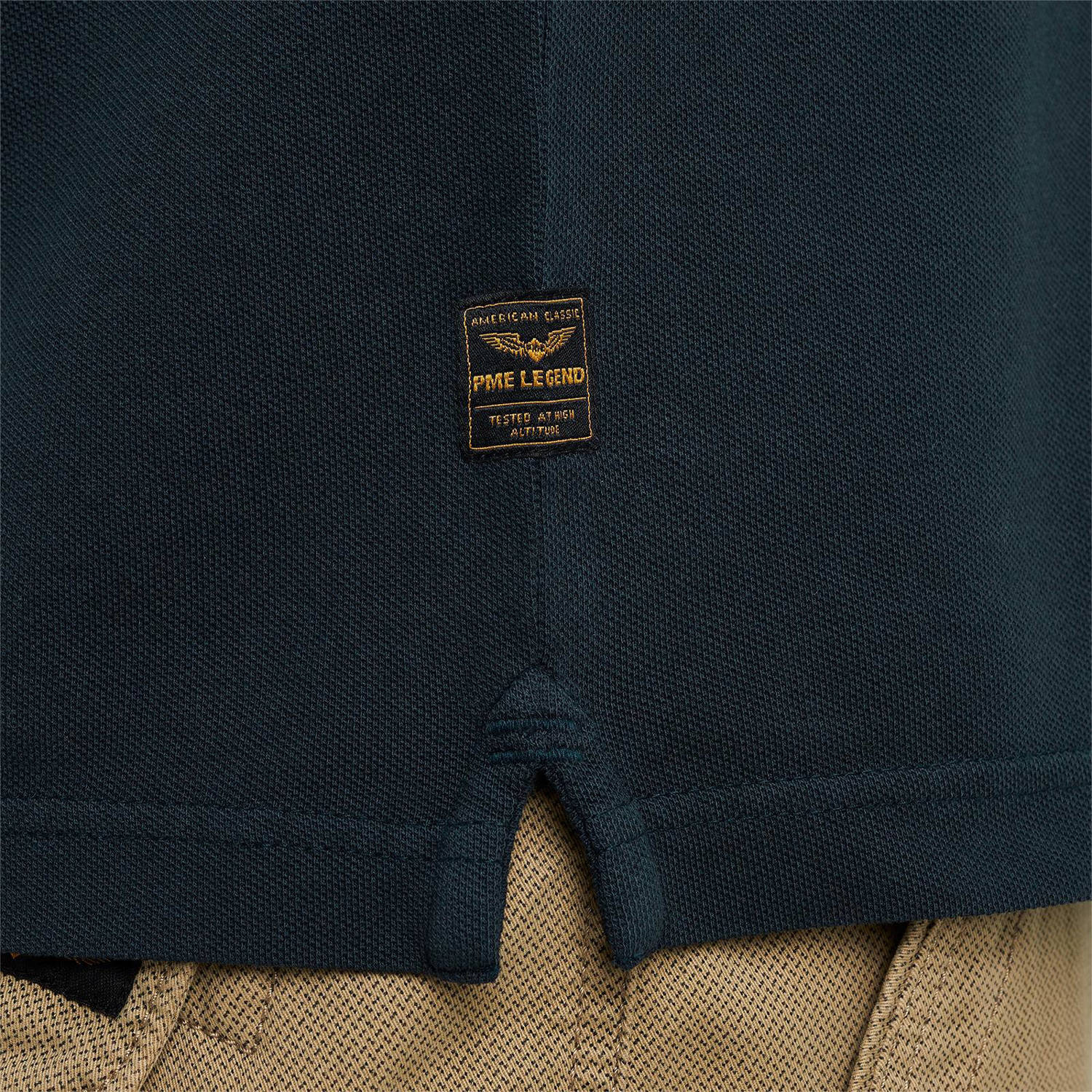 PME Legend regular fit polo donkerblauw